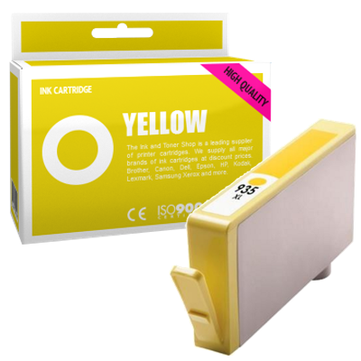 Cartouche d'encre compatible - HP 935XL - jaune - (C2P26AE) - grande capacité