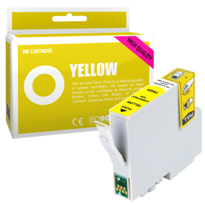 Cartouche d'encre compatible - EPSON T0424 - jaune - (C13T04244010)