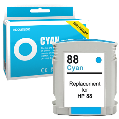 Cartouche d'encre compatible - HP 88XL - cyan - (C9386AE)