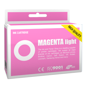 Cartouche d'encre compatible - EPSON T6736 - magenta clair - (C13T67364A)