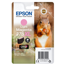 Cartouche d'encre originale - EPSON 378XL - magenta clair - (C13T37964010)
