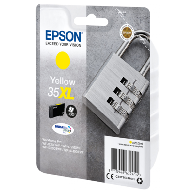 Cartouche d'encre originale - EPSON 35XL - jaune - (C13T35944010) - grande capacité