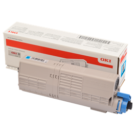 Toner original - OKI 46490607 - cyan - (46490607)