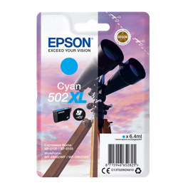 Cartouche d'encre originale - EPSON 502XL - cyan - (C13T02W24010) - grande capacité