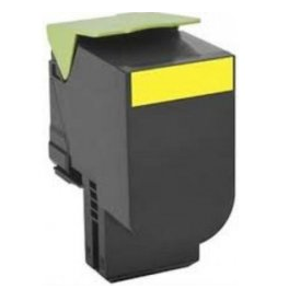 Toner compatible - LEXMARK 71B20Y0 - jaune - (71B20Y0)