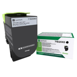 Toner original - LEXMARK 71B20K0 - noir - (71B20K0)