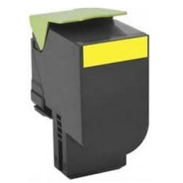Toner compatible - LEXMARK 71B2HY0 - jaune - (71B2HY0)