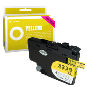 Cartouche d'encre compatible - BROTHER LC3239XLY - jaune - (LC3239XLY) - grande capacité