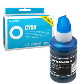 Cartouche d'encre compatible - CANON GI490C - cyan - (0664C001)