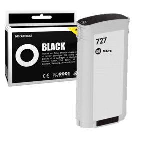 Cartouche d'encre compatible - HP 727 - noir mat - (C1Q12A)