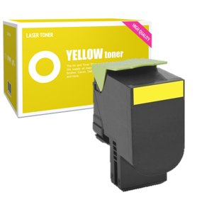 Toner compatible - LEXMARK 24B6010 - jaune - (24B6010)