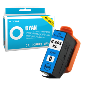 Cartouche d'encre compatible - EPSON 202XL - cyan - (C13T02H24010) - grande capacité