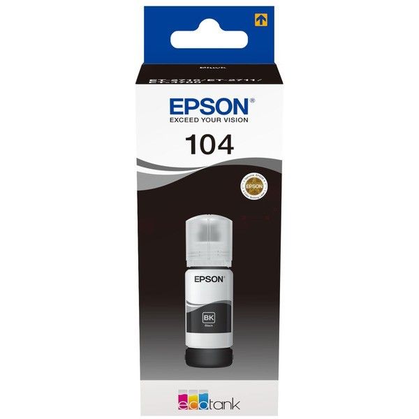 Bouteille d'encre originale - EPSON 104 - noir - (C13T00P140)