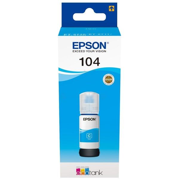 Bouteille d'encre originale - EPSON 104 - cyan - (C13T00P240)