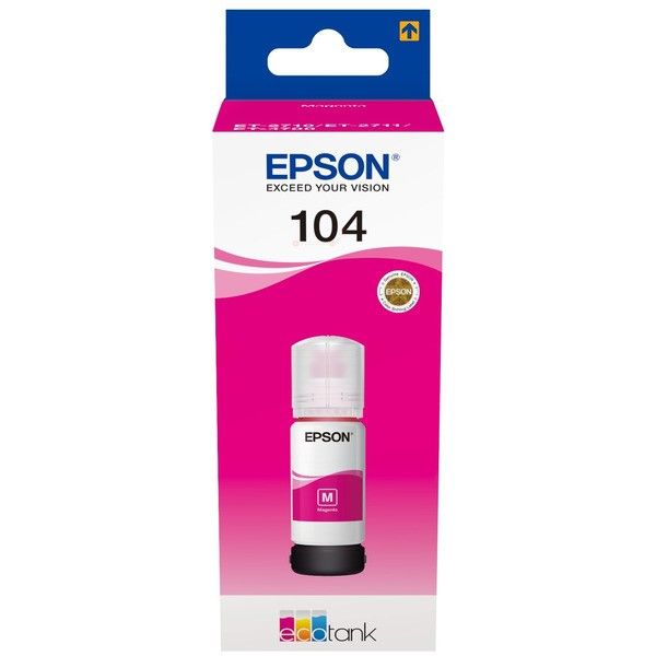 Bouteille d'encre originale - EPSON 104 - magenta - (C13T00P340)