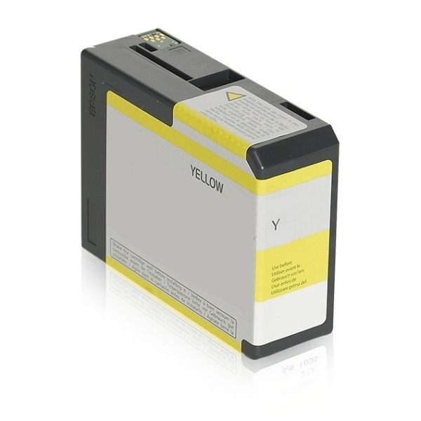 Cartouche d'encre compatible - EPSON T5804 - jaune - (C13T580400)