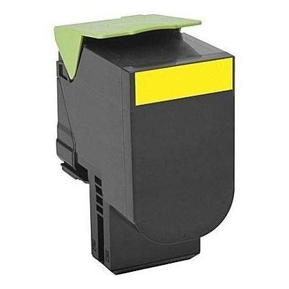 Toner compatible - LEXMARK C242XY0 - jaune - (C242XY0) - Grande capacité