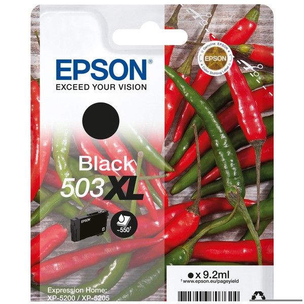Cartouche d'encre originale - EPSON 503XL - noir - (C13T09R14010) - grande capacité
