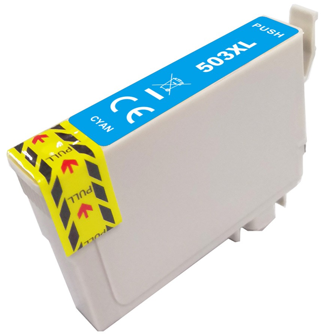 Cartouche d'encre compatible - EPSON 503XL - cyan - (C13T09R24010) - grande capacité