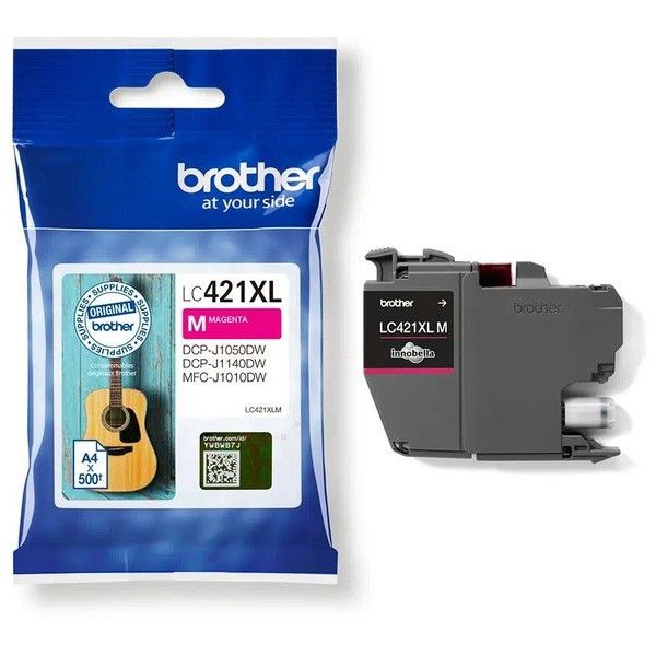 Cartouche d'encre originale - BROTHER LC421XLM - magenta - (LC-421XL-M) - grande capacité