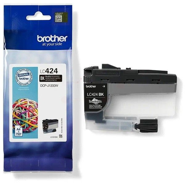 Cartouche d'encre originale - BROTHER LC424BK - noir - (LC-424-BK)