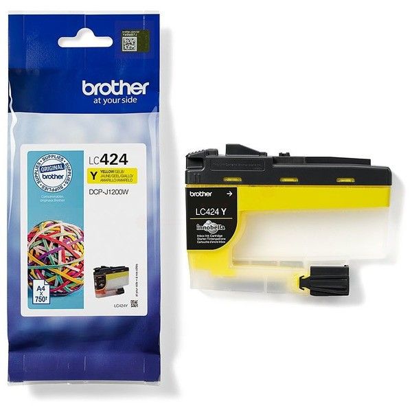 Cartouche d'encre originale - BROTHER LC424Y - jaune - (LC-424-Y)