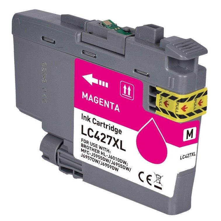 Cartouche d'encre compatible - BROTHER LC427XLM - magenta - (LC-427XL-M) - grande capacité