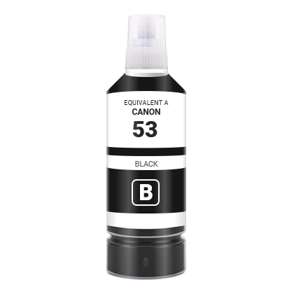 Bouteille d'encre compatible - CANON GI53BK - noir - (4699C001)
