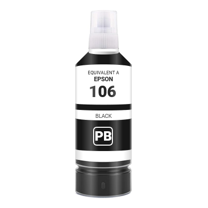Bouteille d'encre compatible - EPSON 106 - noir photo - (C13T00R140)