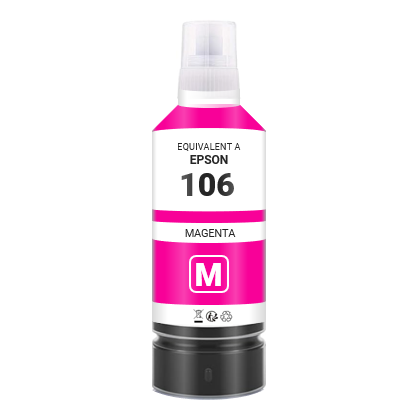 Bouteille d'encre compatible - EPSON 106 - magenta - (C13T00R340)