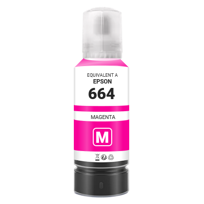 Bouteille d'encre compatible - EPSON 664 - magenta - (C13T66434A)