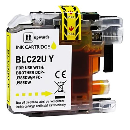 Cartouche d'encre compatible - BROTHER LC22UY - jaune - (LC22UY)