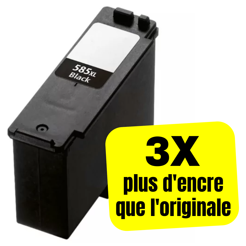 Cartouche d'encre compatible - CANON 585XL - noir - (6204C001) - grande capacité