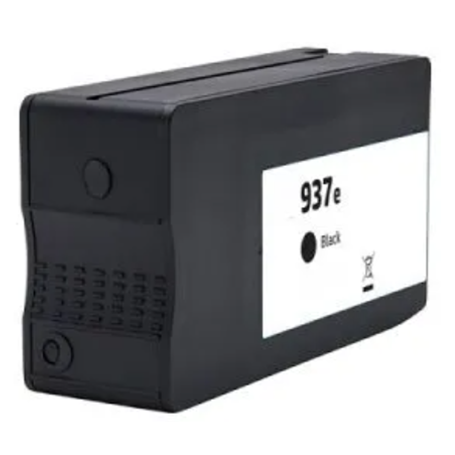 Cartouche d'encre compatible - HP 937e - noir - (4S6W9NE) - grande capacité